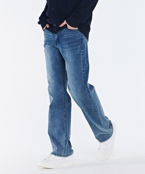 CHASECULT(チェイスカルト)の「男性Mトーンワイドデニムパンツ-CAPK2331B0N(デニムパンツ・メンズ・ブルー・70/76)」の3枚目の写真