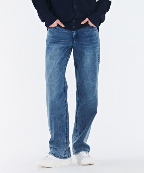 CHASECULT(チェイスカルト)の「男性Mトーンワイドデニムパンツ-CAPK2331B0N(デニムパンツ・メンズ・ブルー・70/76)」の4枚目の写真