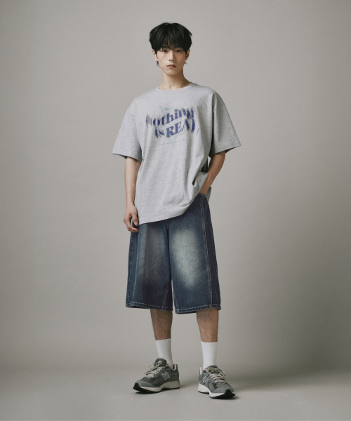 Verdnt（バーダント）の「切開ウォッシュドデニムバミューダパンツ[インディゴ]（その他パンツ・レディース・インディゴブルー・MEDIUM/LARGE/X-LARGE/SMALL）」の5枚目の写真
