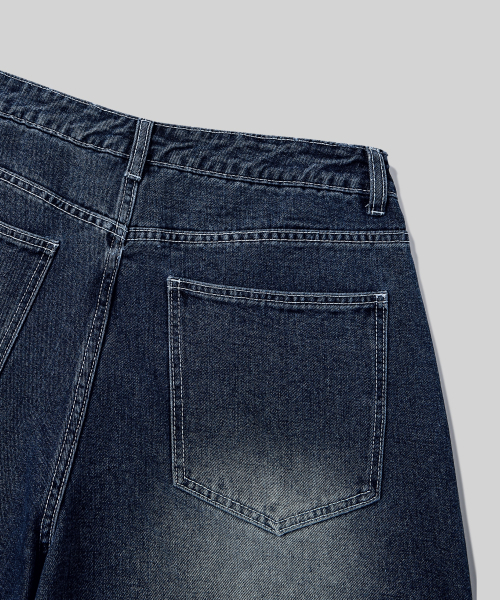 Verdnt（バーダント）の「切開ウォッシュドデニムバミューダパンツ[インディゴ]（その他パンツ・レディース・インディゴブルー・MEDIUM/LARGE/X-LARGE/SMALL）」の8枚目の写真