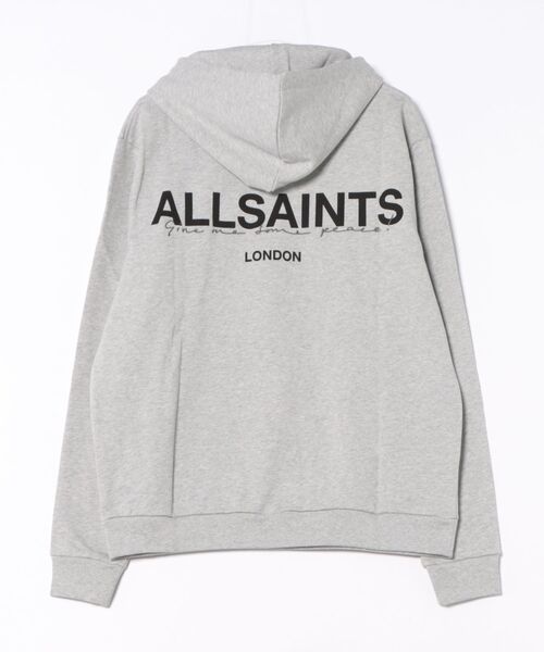 ALLSAINTS（オールセインツ）の「HALCYON DOUBLE LAYER HOODIE | HALCYON ダブル レイヤー フーディー（パーカー・メンズ・グレー系その他・XS/S/M/L）」の9枚目の写真