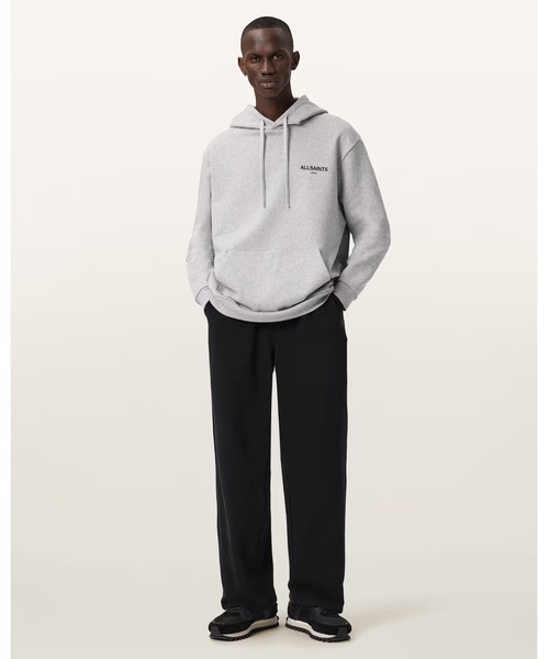 ALLSAINTS（オールセインツ）の「HALCYON DOUBLE LAYER HOODIE | HALCYON ダブル レイヤー フーディー（パーカー・メンズ・グレー系その他・XS/S/M/L）」の2枚目の写真