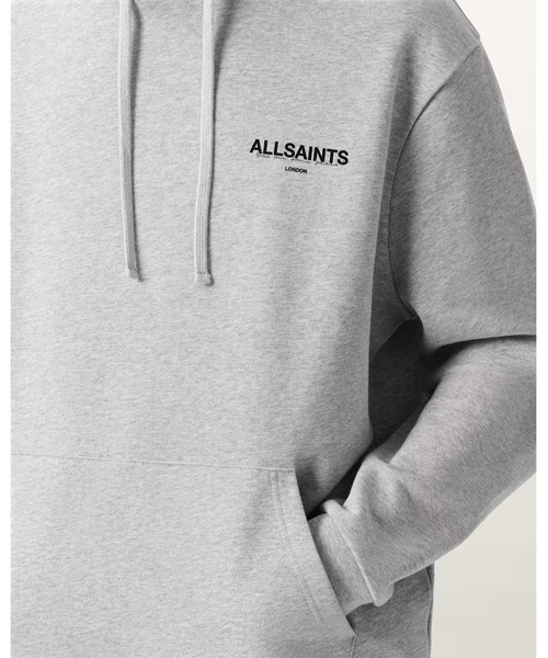 ALLSAINTS（オールセインツ）の「HALCYON DOUBLE LAYER HOODIE | HALCYON ダブル レイヤー フーディー（パーカー・メンズ・グレー系その他・XS/S/M/L）」の5枚目の写真
