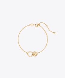 TORY BURCH（トリーバーチ）の「アイコン パヴェ インターロッキング チェーン ブレスレット（ブレスレット）」