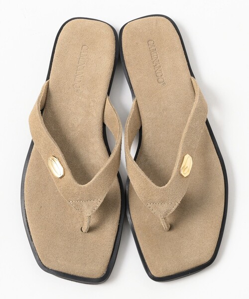 Demi-Luxe BEAMS（デミルクス ビームス）の「【7/24値下げ】CAMINANDO / トングサンダル（サンダル・レディース・ベージュ/ブラック・7inch/6inch/8inch）」の11枚目の写真