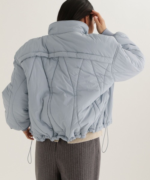 studio CLIP（スタディオクリップ）の「【daily CLIP】変形キルトブルゾン（ブルゾン・レディース・ブルー/チャコール・FREE）」の12枚目の写真