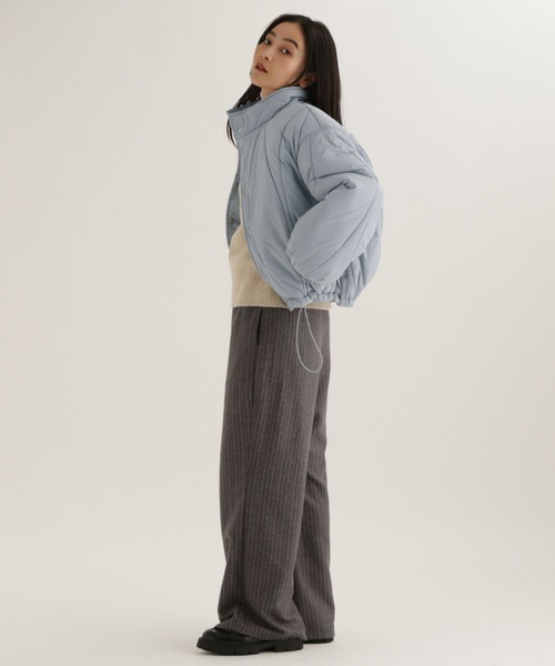 studio CLIP（スタディオクリップ）の「【daily CLIP】変形キルトブルゾン（ブルゾン・レディース・ブルー/チャコール・FREE）」の14枚目の写真