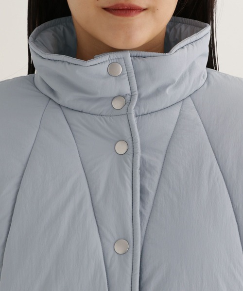 studio CLIP（スタディオクリップ）の「【daily CLIP】変形キルトブルゾン（ブルゾン・レディース・ブルー/チャコール・FREE）」の18枚目の写真