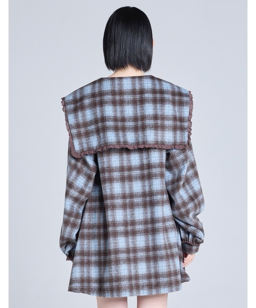 Little sunny bite(リトルサニーバイト)の「check dress(ドレス・レディース・ピンク/ブラック/ブルー・SMALL/MEDIUM)」の15枚目の写真