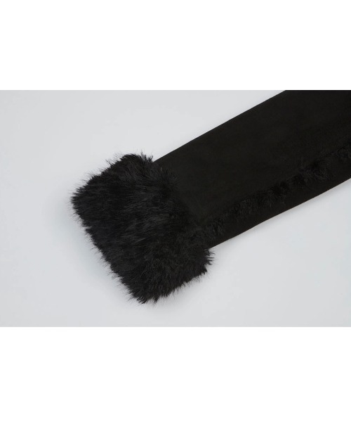 NOT KNOWING(ノットノーイング)の「【NOT KNOWING】HOURGLASS MOUTON FUR COAT / 【ノットノーイング】アワーグラスマウンテンファーコート(ムートンコート・レディース・ブラック/ブラウン・ONE SIZE)」の18枚目の写真