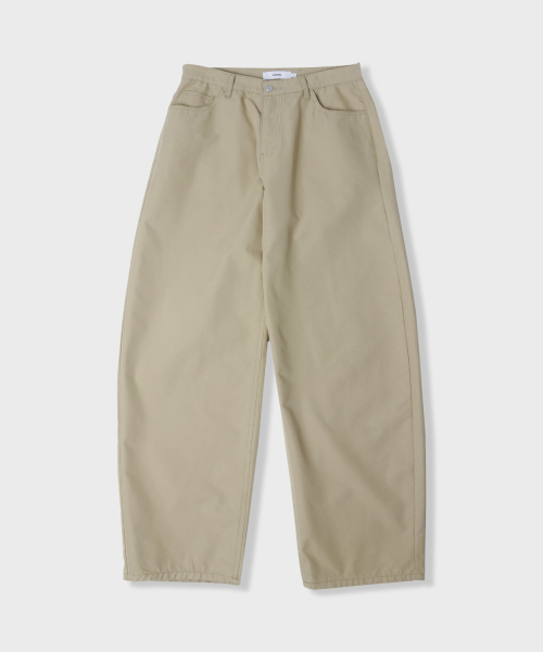 LEIRE（ルアール）の「カーブドコットンチノパンツ[ベージュ]（その他パンツ・メンズ・その他・MEDIUM/LARGE/X-LARGE）」の3枚目の写真
