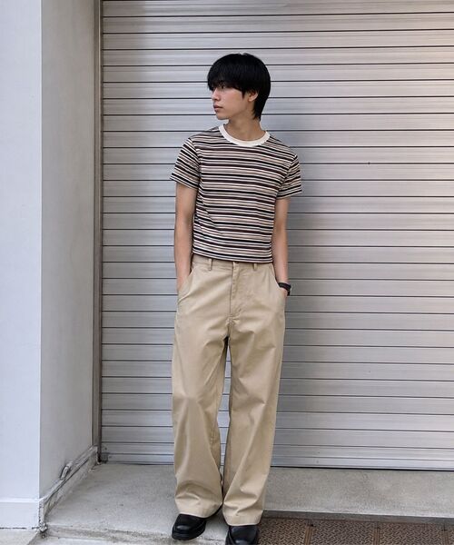 LEIRE（ルアール）の「カーブドコットンチノパンツ[ベージュ]（その他パンツ・メンズ・その他・MEDIUM/LARGE/X-LARGE）」の7枚目の写真