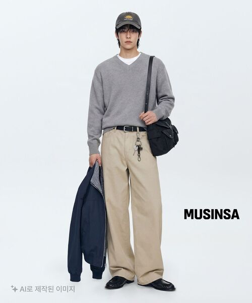 LEIRE（ルアール）の「カーブドコットンチノパンツ[ベージュ]（その他パンツ・メンズ・その他・MEDIUM/LARGE/X-LARGE）」の9枚目の写真
