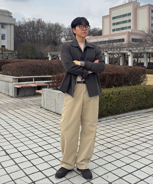 LEIRE（ルアール）の「カーブドコットンチノパンツ[ベージュ]（その他パンツ・メンズ・その他・MEDIUM/LARGE/X-LARGE）」の17枚目の写真