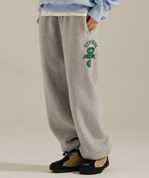 GOLDEN SNSHINE(ゴールデン サンシャイン)の「Numbering Sweat Jogger Pants_Melange(スウェットパンツ・レディース・その他・MEDIUM/LARGE)」の1枚目の写真
