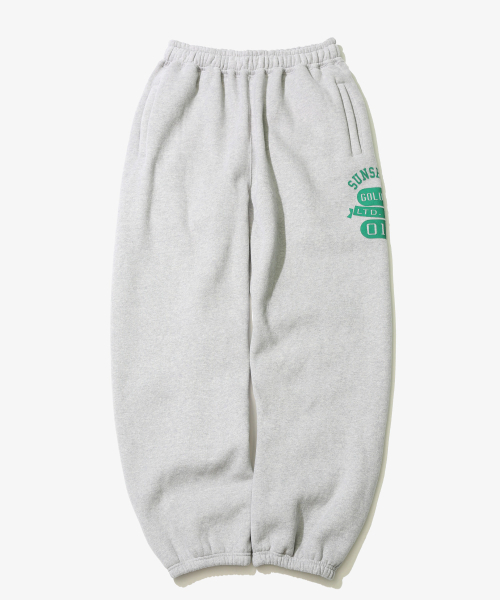 GOLDEN SNSHINE(ゴールデン サンシャイン)の「Numbering Sweat Jogger Pants_Melange(スウェットパンツ・レディース・その他・MEDIUM/LARGE)」の2枚目の写真