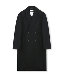 BESLOW（ビースロー）の「DOUBLE BREASTED ALPACA MAXI COAT BLACK（チェスターコート）」