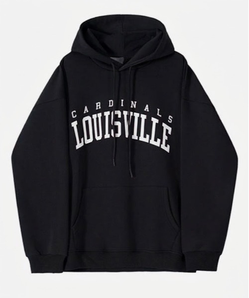 NOWLE（ノウル）の「【NOWLE】LOUISVILLE カレッジ アーチロゴ プルオーバーパーカー（パーカー・メンズ・ワインレッド・MEDIUM/LARGE/X-LARGE/SMALL）」の17枚目の写真