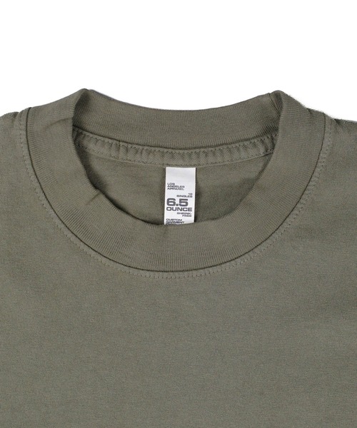 LOS ANGELES APPAREL(ロサンゼルスアパレル)の「【PH3】【LOS ANGELES APPAREL/ロサンゼルスアパレル】S/S Grmnt Dye Crew Neck 6.5oz 1801GD(Tシャツ/カットソー・メンズ・オレンジ系その他/パープル系その他/ベージュ系その他/アーミー/クリアブルー/パープル・MEDIUM/LARGE/X-LARGE/XX-LARGE/SMALL)」の7枚目の写真