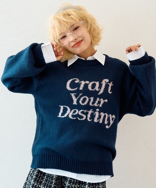 セール】モヘアタッチジャガードプルオーバー（ニット/セーター