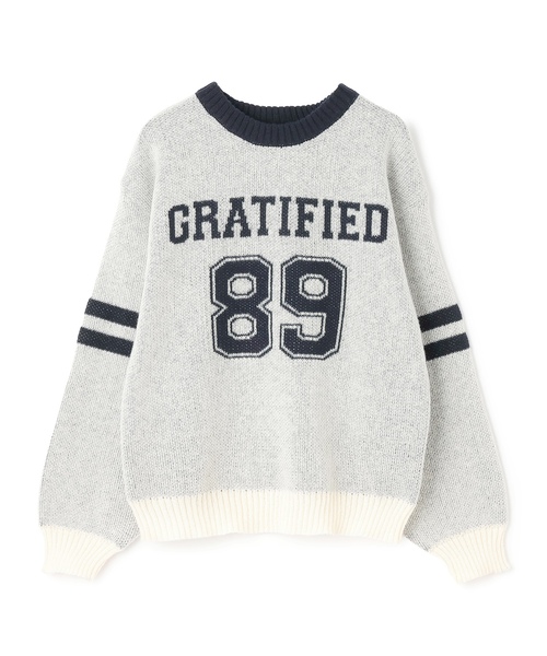 LOVETOXIC(ラブトキシック)の「モヘアタッチジャガードプルオーバー(ニット/セーター・キッズ・アイボリー/サックスブルー/トップグレー/グリーン/ブラック/オフホワイト/エンジ/ネイビー・130cm/S:140cm/L:160cm/M:150cm)」の22枚目の写真