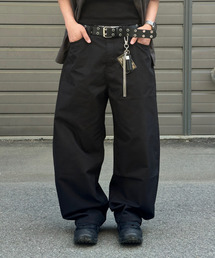 LEIRE（ルアール）の「カーブドコットンチノパンツ[ブラック]（その他パンツ）」