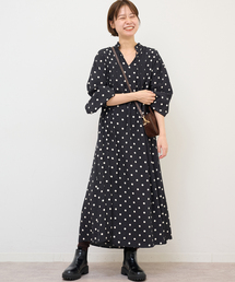 JOURNAL STANDARD relume コットン フレアロングワンピース JOURNAL STANDARD relume｜ジャーナルスタンダード レリュームの