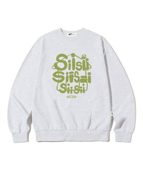 PAGESIISII(ページシシ)の「シシハウスプリント スウェット ホワイトメランジ(スウェット・レディース・その他・MEDIUM/LARGE)」の1枚目の写真