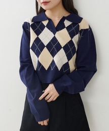 Godard Haberdashery アーガイルニット　セーター Godard Haberdashery アーガイルニットセーター