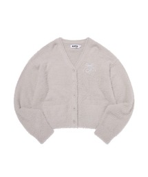 KIRSH（キルシー）の「KIRSH Loose-Fit Hairy Ribbon Cardigan キルシー ルーズフィット ヘアリー リボン カーディガン（カーディガン/ボレロ）」