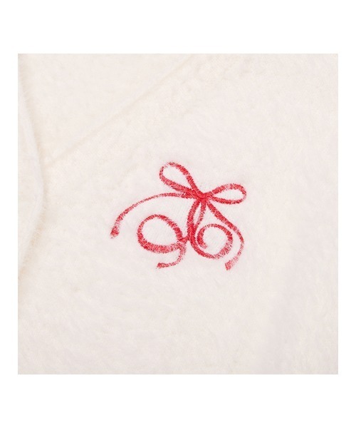 KIRSH（キルシー）の「KIRSH Loose-Fit Hairy Ribbon Cardigan キルシー ルーズフィット ヘアリー リボン カーディガン（カーディガン/ボレロ・レディース・アイボリー/ライトグレー/ブラウン・1）」の7枚目の写真