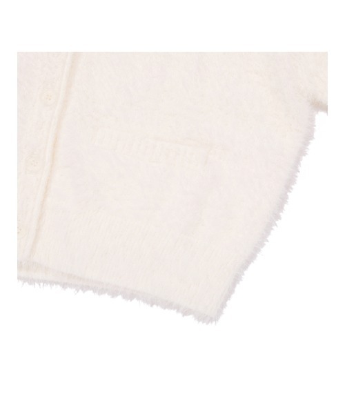 KIRSH（キルシー）の「KIRSH Loose-Fit Hairy Ribbon Cardigan キルシー ルーズフィット ヘアリー リボン カーディガン（カーディガン/ボレロ・レディース・アイボリー/ライトグレー/ブラウン・1）」の8枚目の写真