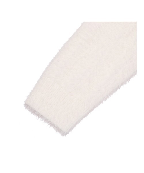 KIRSH（キルシー）の「KIRSH Loose-Fit Hairy Ribbon Cardigan キルシー ルーズフィット ヘアリー リボン カーディガン（カーディガン/ボレロ・レディース・アイボリー/ライトグレー/ブラウン・1）」の9枚目の写真