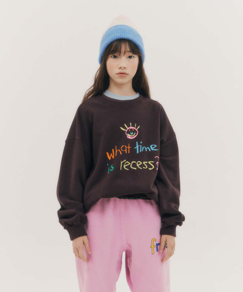 FRISE(フリゼ)の「リセス スウェット_バーガンディ_キッズ(スウェット・レディース・その他・110/120)」の1枚目の写真