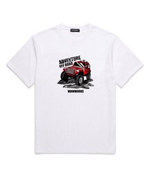 OFF ROAD オーバーサイズ 半袖Tシャツ (VS0094) ホワイト