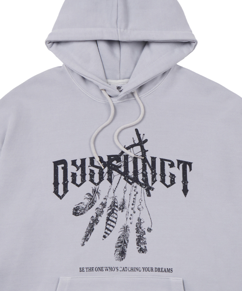 DYSFUNCT（ディスファンクト）の「DREAM CATCHER PIGMENT HOODIE(BLUE GRAY)（パーカー・レディース・その他・LARGE/X-LARGE/MEDIUM）」の5枚目の写真