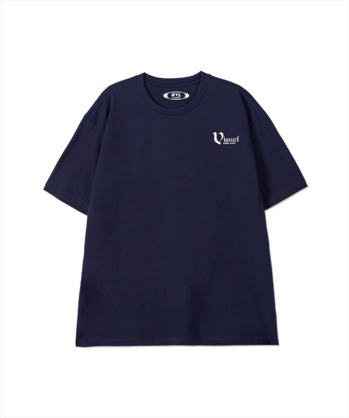 BY.L(バイエル)の「ビジュアルファーム 半袖Tシャツ ネイビー(Tシャツ/カットソー・メンズ・その他・MEDIUM/LARGE/X-LARGE)」の2枚目の写真