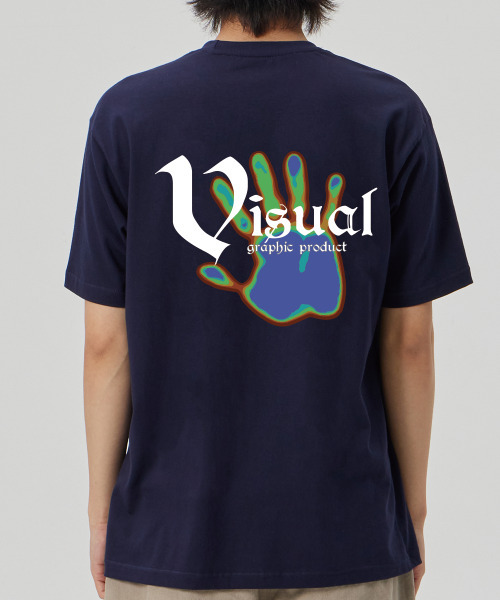 BY.L(バイエル)の「ビジュアルファーム 半袖Tシャツ ネイビー(Tシャツ/カットソー・メンズ・その他・MEDIUM/LARGE/X-LARGE)」の4枚目の写真