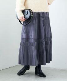 le.coeur blanc | デシン変形プリーツスカート(スカート)