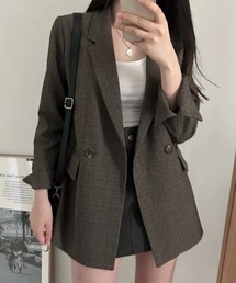 Diosfront（ディオスフロント）の「ダブルボタンテーラードジャケット（テーラードジャケット）」