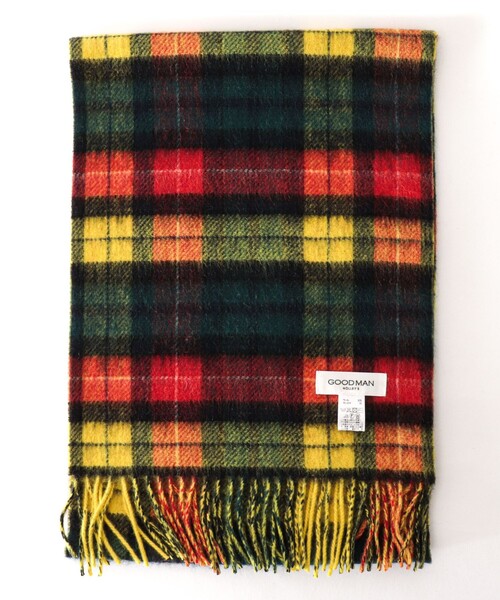 NOLLEY’S(ノーリーズ)の「R/Sウールカシミヤマフラー30(マフラー・メンズ・グレー/ブラック系その他/イエロー系その他/ブラック/グレー系その他/ネイビー・FREE)」の7枚目の写真