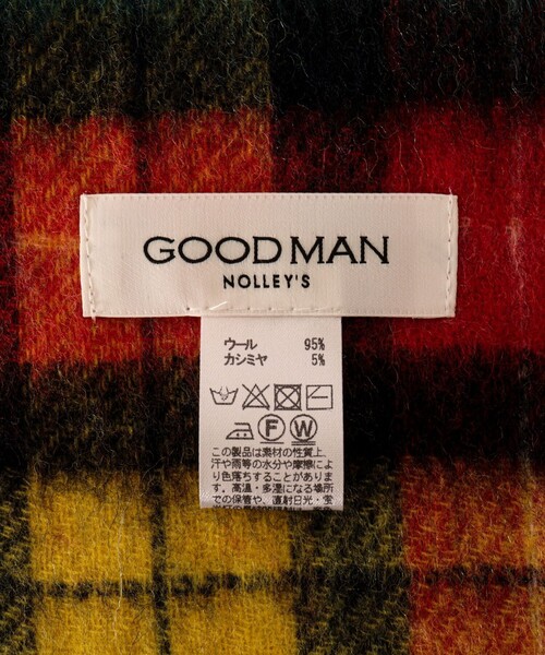 NOLLEY’S(ノーリーズ)の「R/Sウールカシミヤマフラー30(マフラー・メンズ・グレー/ブラック系その他/イエロー系その他/ブラック/グレー系その他/ネイビー・FREE)」の8枚目の写真