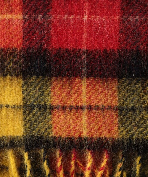 NOLLEY’S(ノーリーズ)の「R/Sウールカシミヤマフラー30(マフラー・メンズ・グレー/ブラック系その他/イエロー系その他/ブラック/グレー系その他/ネイビー・FREE)」の9枚目の写真