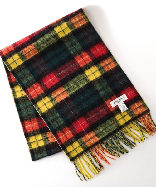 NOLLEY’S(ノーリーズ)の「R/Sウールカシミヤマフラー30(マフラー・メンズ・グレー/ブラック系その他/イエロー系その他/ブラック/グレー系その他/ネイビー・FREE)」の10枚目の写真