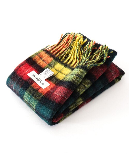 NOLLEY’S(ノーリーズ)の「R/Sウールカシミヤマフラー30(マフラー・メンズ・グレー/ブラック系その他/イエロー系その他/ブラック/グレー系その他/ネイビー・FREE)」の12枚目の写真