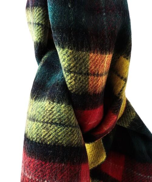 NOLLEY’S(ノーリーズ)の「R/Sウールカシミヤマフラー30(マフラー・メンズ・グレー/ブラック系その他/イエロー系その他/ブラック/グレー系その他/ネイビー・FREE)」の17枚目の写真