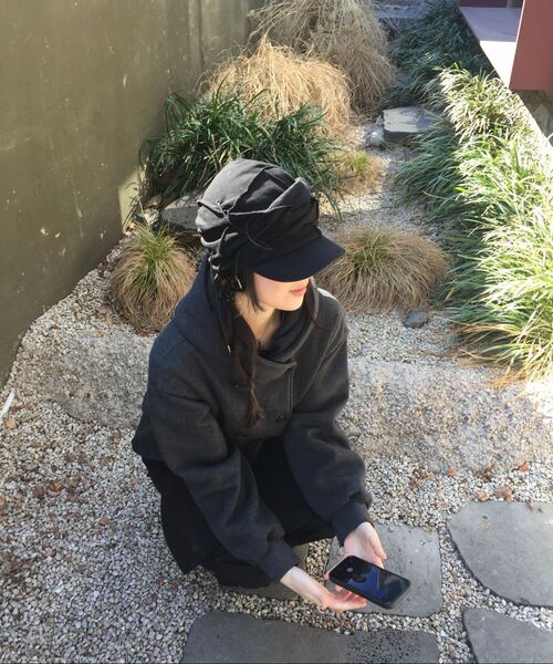 FLAREUP(フレアアップ)の「Double Hoodie (FL-101_Charcoal)(パーカー・レディース・チャコール・2/1)」の9枚目の写真