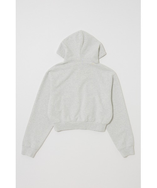 MOUSSY(マウジー)の「RUGGED LOGO フ―ディー(スウェット・レディース・杢グレー/マジェンタ・FREE)」の19枚目の写真