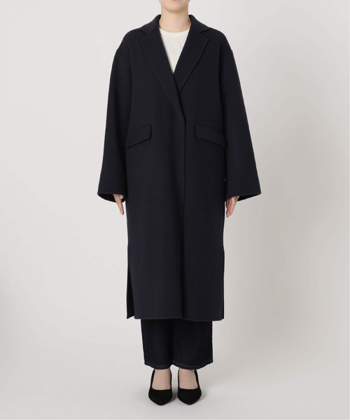 SLOBE IENA ECO WOOL チェスターコート　ブラック ECO WOOL チェスターコート（チェスターコート）｜SLOBE IENA