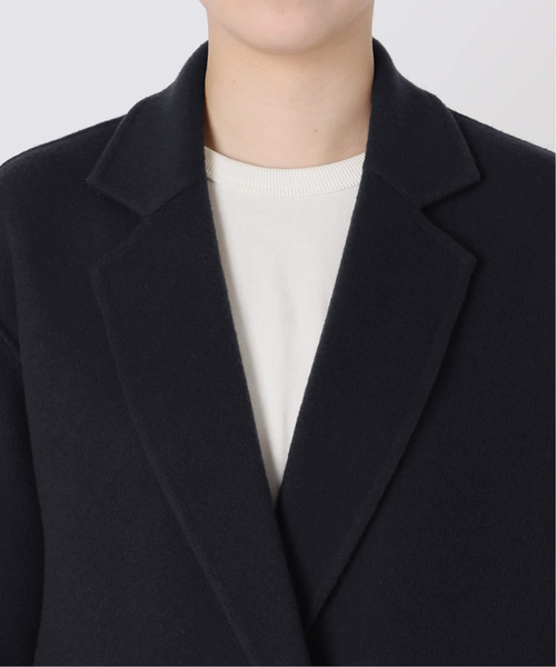 SLOBE IENA(スローブイエナ)の「ダブルフェイスチェスターコート(チェスターコート・レディース・ネイビー・38/36)」の9枚目の写真